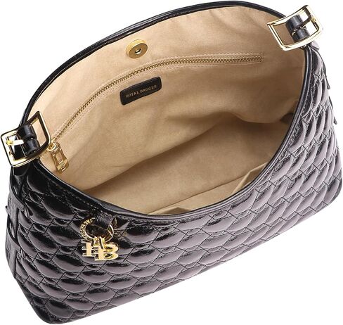 Royal Bagger Genuine Cow Leather Quilted Crossbody Bag for Women, Large Capacity Tote Handbag, Fashion Shoulder Purse 3267 in Saudi Arabia