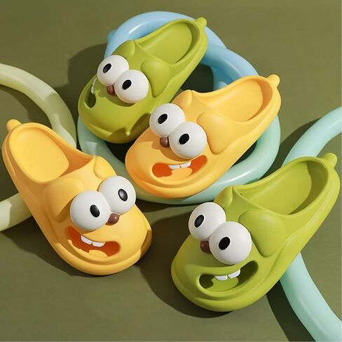 ETYGHY Kissing Slippers for Couples, 3D Big Eye Dog Tongue Slippers Couples, Non-Slip Stylish Slippers for Women Men in Saudi Arabia