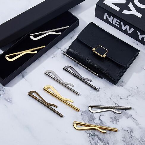 SUPERFINDINGS 12Pcs 4 Colors Spring Money Clip 3.16inch/80.5mm Money Organizers Clip for Wallets Cash Purse Insert Bar Alloy Check Clips for Bifold Leather Purse Credit Card Holder in Saudi Arabia