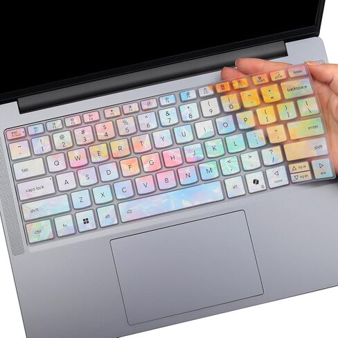 Keyboard Cover for 2025 2024 14" Lenovo Yoga Slim 7 14IMH9 14Q8X9, 14" Yoga 7 7i 14ILL10 14AKP10,14.5" Yoga Slim 7X 14Q8X9M，14.5" Yoga Pro 7 14AHP9 14ASP9 14AKP10 14ASP1,15.6" Yoga Slim 7 15ILL9-OM in Kuwait