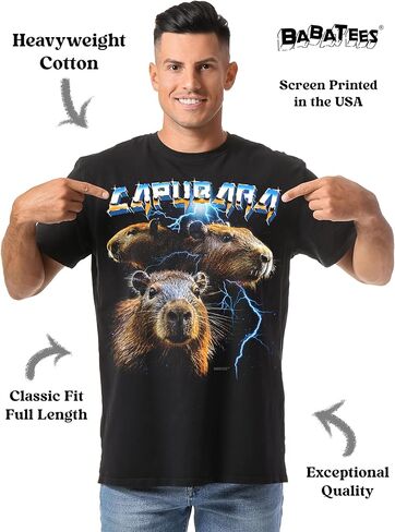 Epic Animal Heavy Metal 80s Black Tshirt - 100% Cotton - for Men & Women in Saudi Arabia