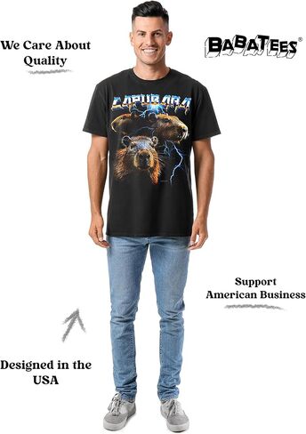 Epic Animal Heavy Metal 80s Black Tshirt - 100% Cotton - for Men & Women in Saudi Arabia