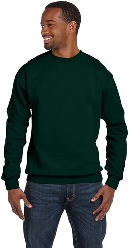 Hanes Adult ComfortBlend® EcoSmart® crew neck - Deep Forest - M in Saudi Arabia