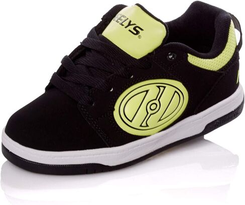 Heelys Voyager Skate Shoe, Black, 2 US Unisex Little Kid in Kuwait