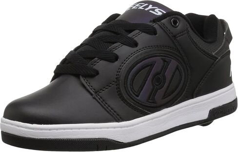 Heelys Voyager Skate Shoe, Black, 2 US Unisex Little Kid in Kuwait