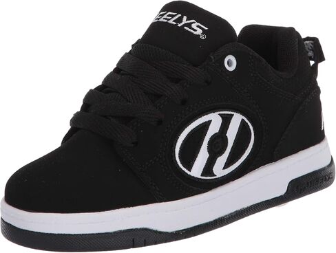 Heelys Voyager Skate Shoe, Black, 2 US Unisex Little Kid in Kuwait