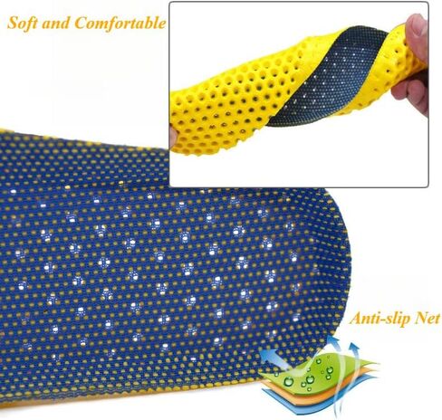 Running Shoe Inserts for Women Insoles Men Running Shoe Inserts Arch Support Shoe Insoles for Standing All Day,1 Pair,Black,Size 8.5 in Saudi Arabia