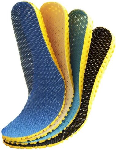 Running Shoe Inserts for Women Insoles Men Running Shoe Inserts Arch Support Shoe Insoles for Standing All Day,1 Pair,Black,Size 8.5 in Saudi Arabia