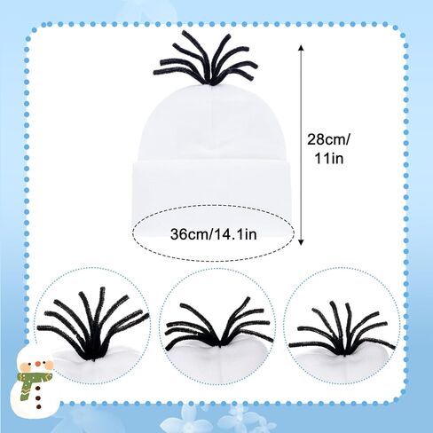 choyaxo Snowman Costume Set Including Snowman Hat Carrot Nose Scarf for Snowman Accessories Cosplay in Saudi Arabia