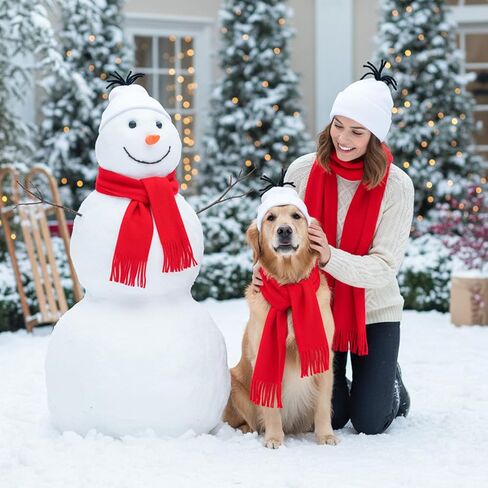choyaxo Snowman Costume Set Including Snowman Hat Carrot Nose Scarf for Snowman Accessories Cosplay in Saudi Arabia