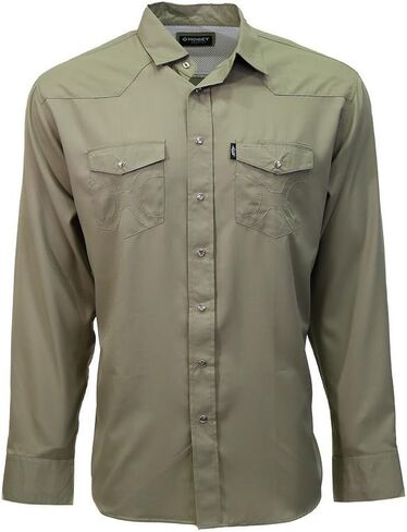 HOOEY Men's Sol Long Sleeve Pearl Snap Shirt in Saudi Arabia
