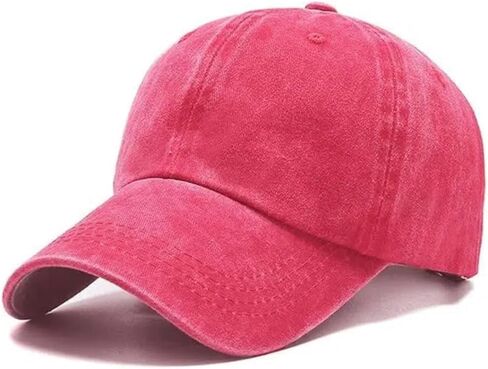 Retro Washed Cotton Baseball Cap - Adjustable Loose Classic Dad Hat for Men & Women in Saudi Arabia