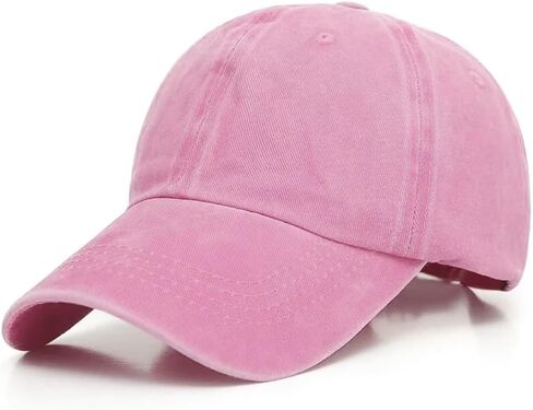 Retro Washed Cotton Baseball Cap - Adjustable Loose Classic Dad Hat for Men & Women in Saudi Arabia