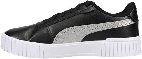 PUMA Kids Girls Carina 2.0 Glitzy Lace Up Sneakers Shoes Casual - Black - Size 4 M in Saudi Arabia