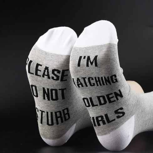 جوارب GJTIM المضحكة المستوحاة من البرنامج التلفزيوني هدية عيد ميلاد مبتكرة للنساء والأصدقاء والسيدات in Saudi Arabia