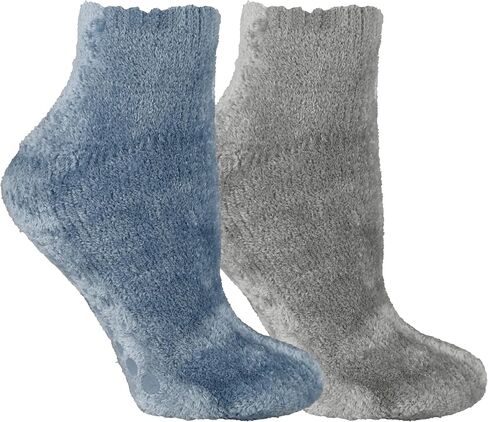 Dr. Scholl's Women's Soothing Spa Gripper Low Cut Socks 6 Pair Pack, Lavender/White, Women's Shoe Size: 4-10 in Saudi Arabia
