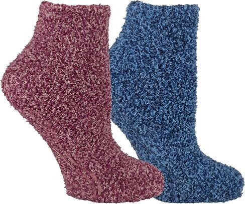 Dr. Scholl's Women's Soothing Spa Gripper Low Cut Socks 6 Pair Pack, Lavender/White, Women's Shoe Size: 4-10 in Saudi Arabia