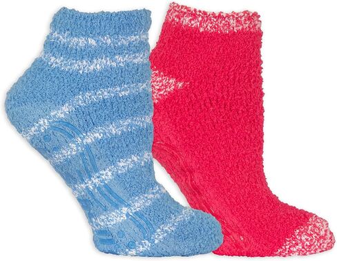 Dr. Scholl's Women's Soothing Spa Gripper Low Cut Socks 6 Pair Pack, Lavender/White, Women's Shoe Size: 4-10 in Saudi Arabia