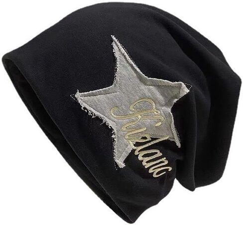 Peoaieh Y2K Slouch Hat Star Beanie Hat Grunge Accessories Winter Warm Cap Retro Design Knit Beanie for Women Men in Kuwait