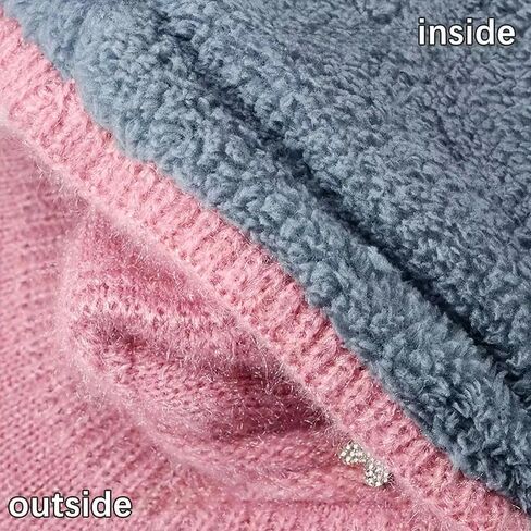 2pcs of Warm Hats with Brims And Neck Scarves, Suitable for Outdoor Wear in Winter to Keep Warm Protect Against The Cold in Saudi Arabia
