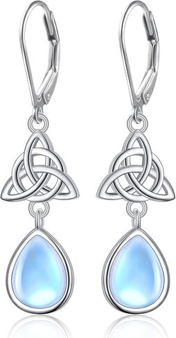 Hypoallergenic Dangle Earrings for Women 925 Sterling Silver Boho Bohemian Drop Heart Earrings Hook Jewelry for Women Teens… in Kuwait