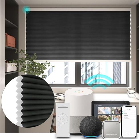 ظلال خلوية مخصصة بحجم Changshade، ظل تعتيم لاسلكي على شكل قرص العسل بقطر 1.5 بوصة قرص العسل للمكتب، وغرفة المعيشة، وغرفة النوم، معزول حراريًا، أبيض، CMC-CEL-WT-A in Kuwait