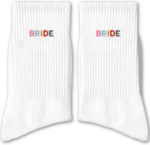 IDUXIY Wedding Socks, Embroidered Wedding Accessories for Women in Saudi Arabia