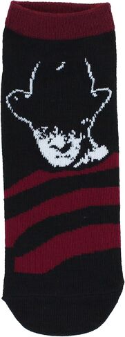 Hyp A Nightmare On Elm Street Freddy Krueger Women's Low-Cut Socks, 5-Pack, Size 4-10 in Saudi Arabia