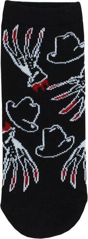 Hyp A Nightmare On Elm Street Freddy Krueger Women's Low-Cut Socks, 5-Pack, Size 4-10 in Saudi Arabia