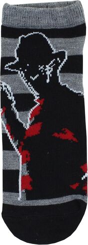 Hyp A Nightmare On Elm Street Freddy Krueger Women's Low-Cut Socks, 5-Pack, Size 4-10 in Saudi Arabia