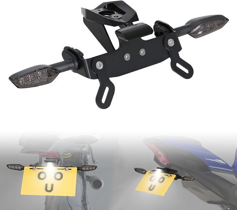 YZF R1 R1M R1S Fender Eliminator LED Indicator Turn Signal Blinker Kits Compatible with YZF-R1 YZF-R1S YZF-R1M 2015-2025 License Plate Bracket Holder Rear Tail Tidy (Smoke) in Saudi Arabia
