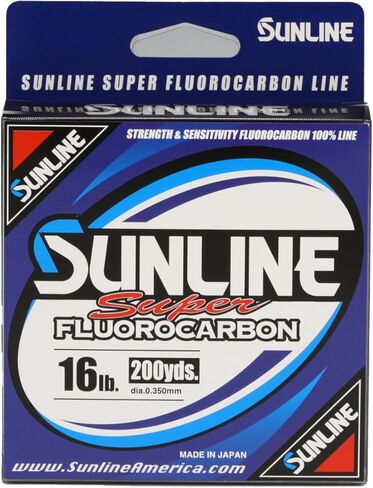 خط صيد Sunline Super Fluorocarbon ، واضح ، 16 رطلاً ، 660 ياردة in Kuwait