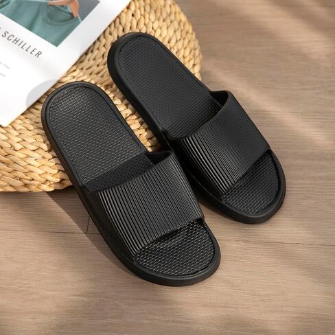 Non-Slip Comfortable House Slippers for Bathroom, Soft Quick Dry Indoor Sandals for Home Use in Saudi Arabia