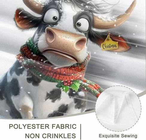 Tapestry Wall Hanging Funy Cow Trembling In The Snow Room Decor Tapestries for Bedroom Living Room College Dorm Aesthetic Large 59x79 Inch in Saudi Arabia