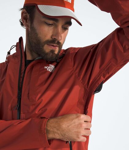 The North Face Men's Alta Vista Rain Jacket - Waterproof, Breathable, Weather Ready Hood, Zip Chest Pocket, Iron Clay, X-Large in Saudi Arabia