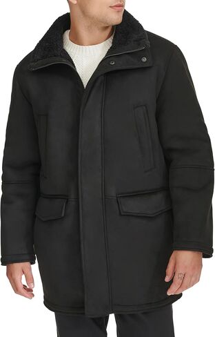 DOCKERS mens Faux Shearling Walking Coat in Saudi Arabia