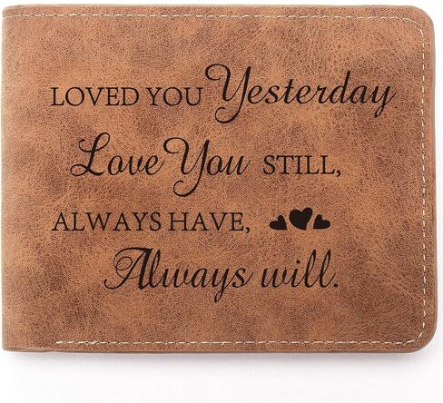 TZYTHT To My Husband Gifts,Leather Wallet for Men, Engraved Personalized Leather Wallet,Birthday Gifts Anniversary Valentine's Day Gifts (My Husband) in Saudi Arabia