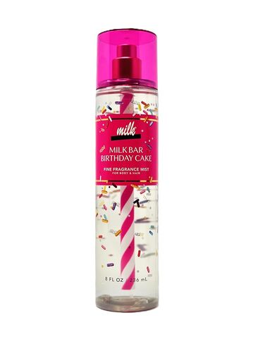 باث آند بودي ميلك بار بيرثداي كيك رذاذ عطري ناعم 8 أونصة سائلة / 236 مل روائح العطر: كعكة الفانيليا ذات الطبقات، صقيع كريمي ورشات قوس قزح in Saudi Arabia
