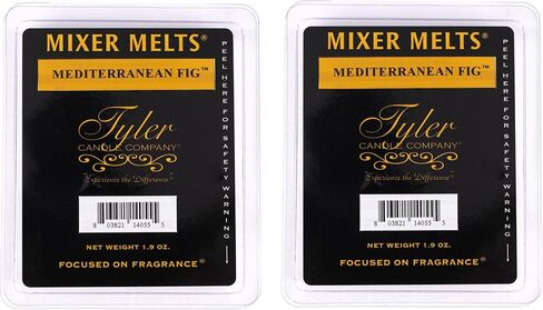 Tyler Candle Company Mediterranean FIG 1.9 Ounce Scented Mixer Wax Melt Cubes for Tart Burner, Pack of 2 in Saudi Arabia
