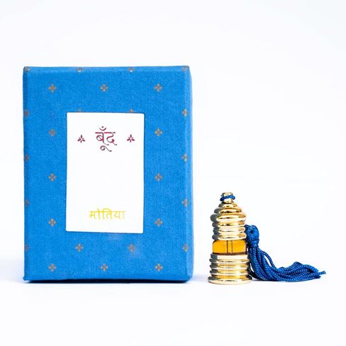 Boond Fragrances Motiya Jasmine Attar | Long lasting | Magical Fragrance of Jasmine That Blooms On Indian Summer Nights | Unisex Organic Perfume-3ml in Saudi Arabia
