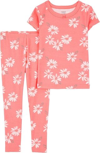 Carter's 2 Piece St. Patrick's Day Snug Fit Cotton Pajamas (Ivory/Green St. Patrick’s, 4T) in Kuwait