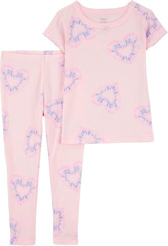 Carter's 2 Piece St. Patrick's Day Snug Fit Cotton Pajamas (Ivory/Green St. Patrick’s, 4T) in Kuwait
