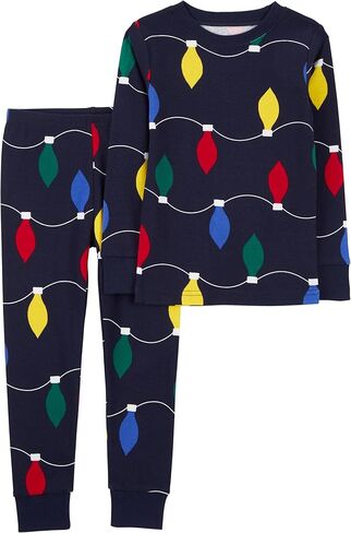 Carter's 2 Piece St. Patrick's Day Snug Fit Cotton Pajamas (Ivory/Green St. Patrick’s, 4T) in Kuwait