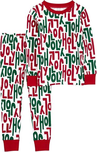 Carter's 2 Piece St. Patrick's Day Snug Fit Cotton Pajamas (Ivory/Green St. Patrick’s, 4T) in Kuwait