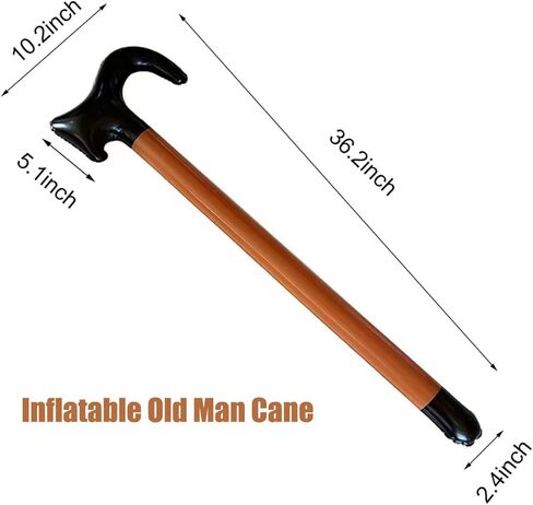Old Man Costume Grandpa Accessories Set with Old Man Glasses Suspenders Bow Tie Cane Hat in Saudi Arabia
