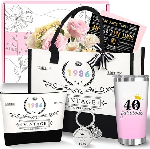 هدايا عيد ميلاد الخمسين عام 1975 للنساء ، عيد ميلاد يبلغ من العمر 50 عامًا هدايا رائعة للنساء ، حقيبة تحمل هدية هدايا خمسين. in Saudi Arabia