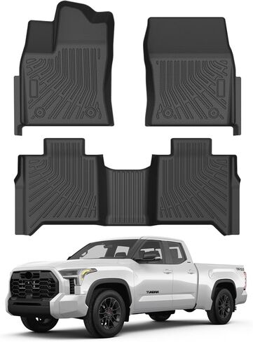 Cartist Floor Mats Compatible with Toyota Camry (Include Hybrid) 2025 Accessories All Weather Floor Mat Heavy Duty TPE Odorless Carpet Protection in Kuwait