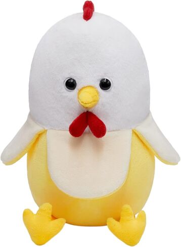 Yulefly Chicken Banana Plush Pillow, 11-Inch Cute Chicken Stuffed Animal Banana Plushie Toys for Birthday in Saudi Arabia