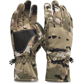 CLeemuziN Women Men Ski Gloves for Winter Warm Outdoor Cold Weather Camo Mittens in Kuwait