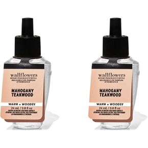 Wallflowers Home Fragrance Plug-in Refill, Mahogany Teakwood Scent (2 count) in Saudi Arabia